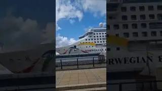 Norwegian Dawn cruise ship on the River Mersey 30/08/23