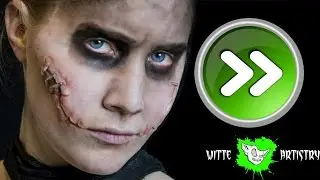 ✅Speed-Painting of MAD MAX Fury Road: Slit MAKEUP in 4K - Witte Artistry