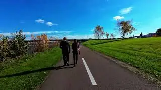 Autumn Scooter Ride in the Trails October 28 2023 Fredericton New Brunswick Canada