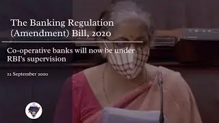The Banking Regulation (Amendment) Bill, 2020