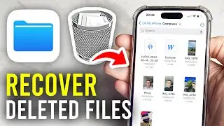 How To Recover Deleted Files On iPhone - Full Guide