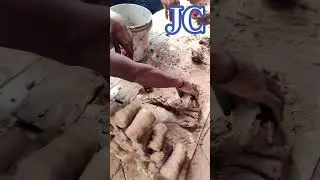 How to prepare the surface and clay, before starting the mural art work, #art #artist #clay #shorts