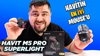 HAVIT M5 Pro Superlight İnceleme – 8K Polling, Şarj Standı + TFT Ekran!