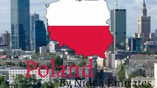 Poland Flag Map Speedart