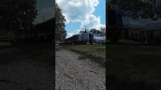 Navy Yard engine pulling passenger cars