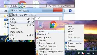 Windows 7 with 500% Scaling