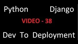 Python Django Dev To Deployment Project Based Course - User Registration - Video 38 - Brad