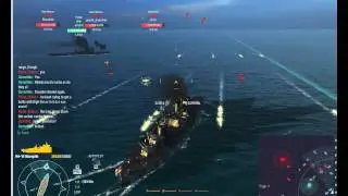 WorldOfWarships: Warspite Ocean Carry Attempt.