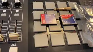 Akai mpc 2500 for sale JJOS 3.13 compact flash