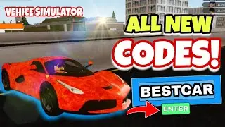 ALL NEW WORKING CODES in VEHICLE SIMULATOR 2020! [ROBLOX]