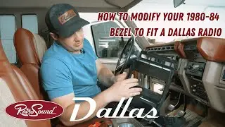@hodsonmotors Shows Us How To Fit a Dallas Radio in 1980-84 Ford Trucks and Broncos