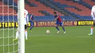 Mat&iacute;as Emilio Delgado Goal - FC Basel vs Valencia 1-0 ( Europa League ) 03/04/2014 HD