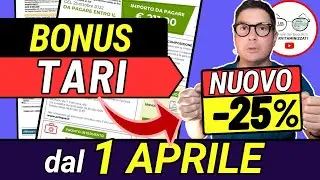 Bonus TARI 2025 ➡  UFFICIALE CHI HA DIRITTO AL NUOVO BONUS RIFIUTI SPAZZATURA ? DOMANDE REQUISITI