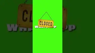 WhatsApp Close green screen effects