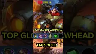 TOP GLOBAL JAWHEAD TANK BUILD?!| #mobilelegends #jawhead #mlbb  #mlbbcreatorcamp