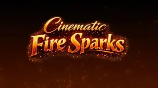 Cinematic Fire Sparks | Ember Particles Background (1 Minute) | Free footage