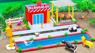 Diy tractor making asphalt road new technology | Diy mini construction machine | Hasan Mini Farmer