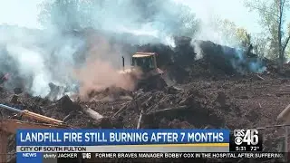 Landfill fire still burns after 7 months