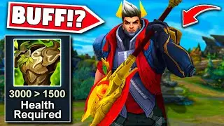 Abusing the BUFFED Warmogs on Darius makes him S+ again...