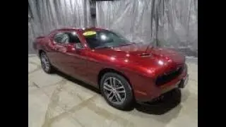 2019 Octane Red Dodge Challenger SXT All Wheel Drive ADC5061 Motor Inn Auto Group