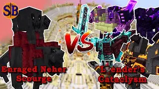 Enraged Nether Scourge VS L_ender's Cataclysm | Minecraft Mob battle