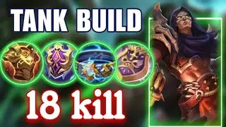 ALDOUS THE BEST BUILD FOR DAMAGE PENETRATION | ALDOUS 18 KILL | ALDOUS BEST TANK BUILD- MLBB