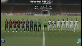🔴 EN DIRECT : Paris Saint-Germain vs Marseille &ndash; Match complet PES 2021 en direct ⚽🔥 | ​​📝