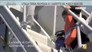 L'Italia terra promessa su carrette del mare e barconi