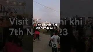 Chef Sumair at NED uni khi 7th Nov 2023 #food #ytshort#NED university