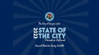 Kasey Castillo: City of Canyon Lake State of the City 2023 Segment