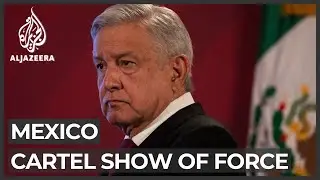 Mexico's drug cartel shows its might during president's visit