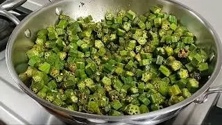 Bhendi chi bhaji | साधीच भेंडी ची भाजी पण बिल्कुल चिकट,तार येणार नाही अशी ही भाजी बघुया.