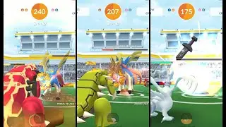 Crowned Sword Zacian Raid in Pok&eacute;mon GO with 6 Trainers - Ground and Fire Counters - Speed 2:00s