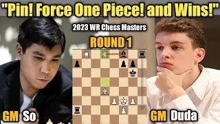 Wesley So VS Jan Krzysztof Duda | 2023 WR Chess Masters | Round 1