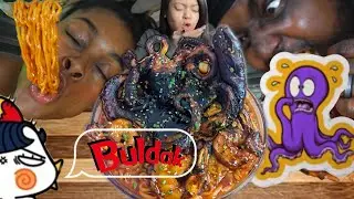 Eating like Nia Kay prank on my NONCHALANT fiance | Octopus 🐙 ASMR