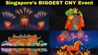 River Hongbao 2026, Singapore 🇸🇬 | Fireworks, Lanterns & Night Festival at Gardens by the Bay