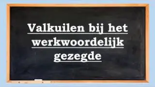 Meester Nicky TV valkuilen bij het werkwoordelijk gezegde