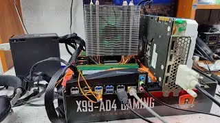 HUANANZHI X99-AD4 GAMING V2.0 //Распаковка и первый запуск