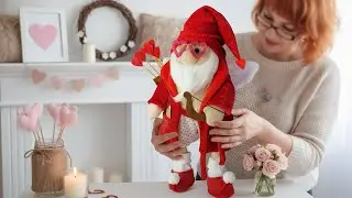 Valentine Gnome in a Bathrobe and Underwear 😄🛁 | Video3| Sewing Tutorial 