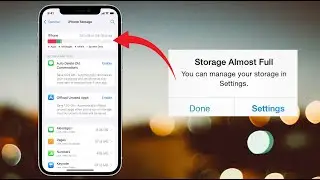 How to CREATE SPACE on your iPhone || Storage almost full #apple #tips #tricks
