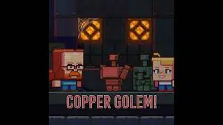 Знаете ли вы, что в Minecraft Live Copper Golem можно построить в версии 1.17?