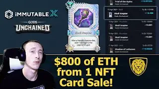 How I made $800 of ETH from a Single Gods Unchained NFT using IMX!