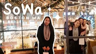 SoWa Winter Festival Boston 2022 || market shopping & artists studios!