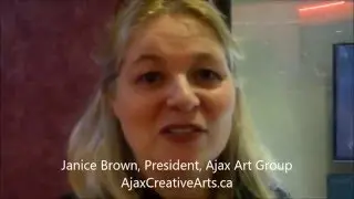 Ajax Art Group artists at The Rainbow Gallery in Toronto, April / May 2016