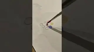 🫧 Ink blending ASMR calming water droplet brush color diffusion relaxing soft art stress relief 13