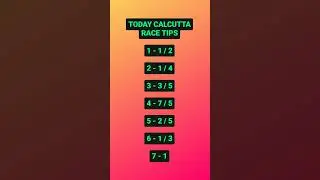 TODAY  CALCUTTA  RACE TIPS