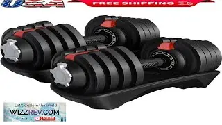 12 in 1 Adjustable Dumbbell Set 40 93.59lb Quick Adjust Weight Fitness Equipment eBay