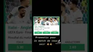#As des pronostics prono de la finale de euro les amie &agrave; tenter 💪💪 match tr&egrave;s compliquer 💪💪