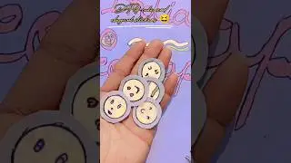 DIY homemade stickers ☺️☺️|| How to make stickers at home 😄#diy #craft #sticker #trending 💕🌷
