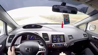 Acceleration Honda Civic FD1 R18 CAI injen + soft de la OBDTUNING